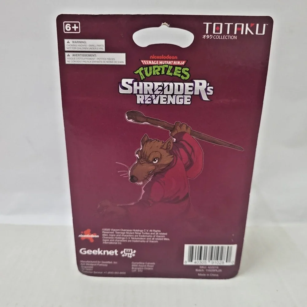 (New In Box) Totaku Splinter Vinyl Figure Teenage Mutant Ninja Turtles TMNT